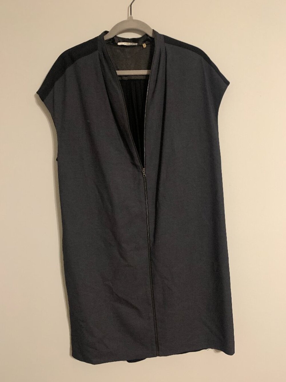 Tahari Black & Grey Work Dress, Size L